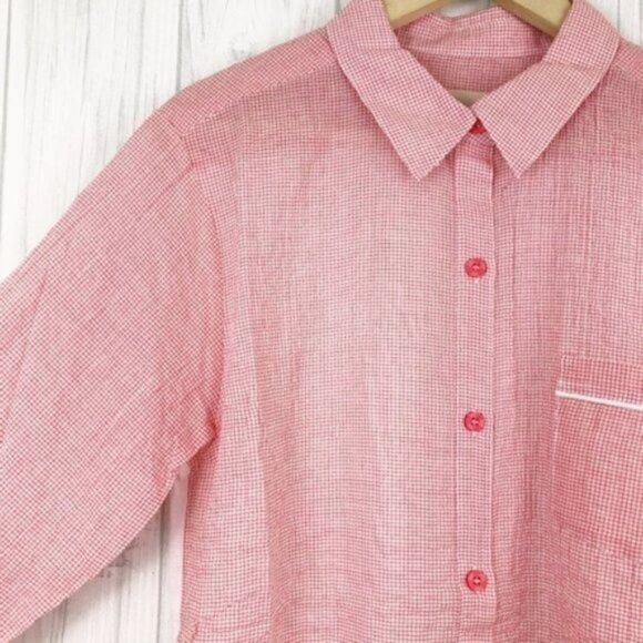 UGG Maisie Gingham Sleep Shirt  - Picture 2 of 6